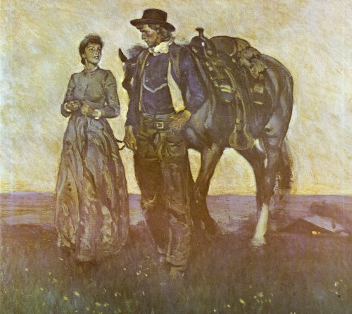 Evening Courtship by Harold Von Schmidt